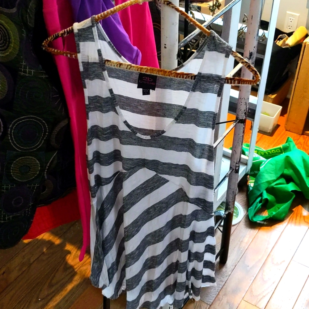 Short striped dress